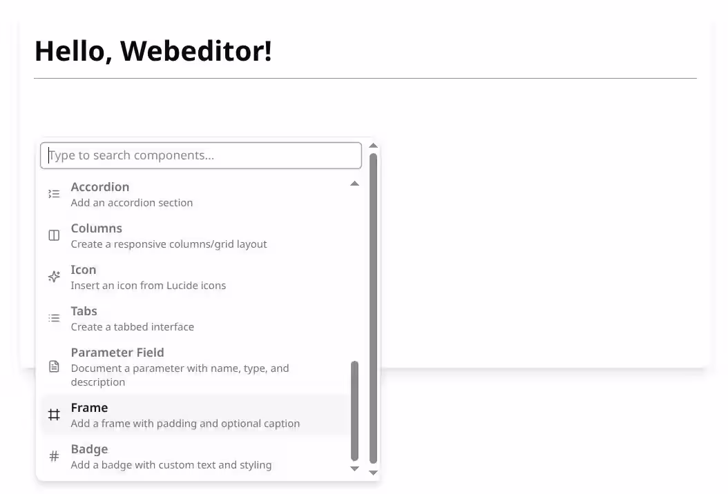 webeditor
